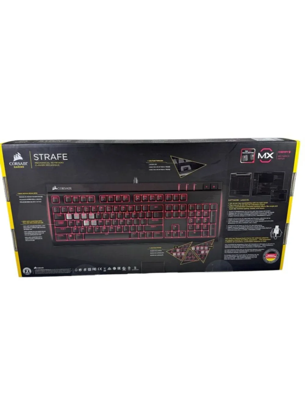 Corsair Strafe Mechanical Gaming Keyboard Cherry MX Backlighting